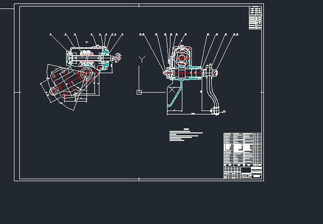 循环球转向器设计（含全套CAD图纸 包含CAD图纸说明文档参考资料