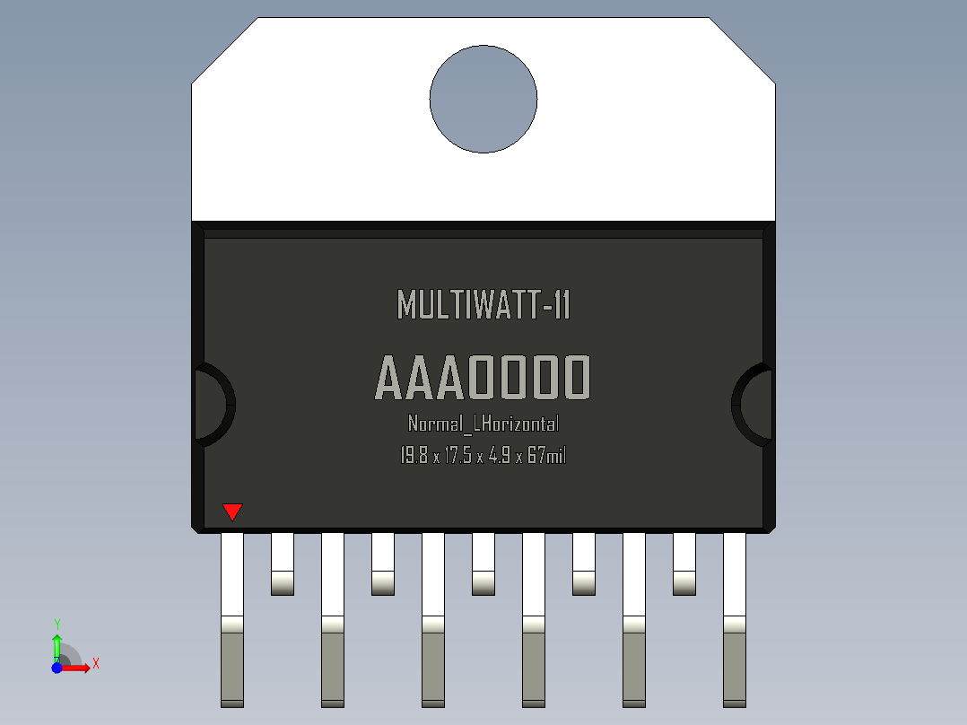 multiwatt-ST 封装-MULTIWATT-11_Normal_LHorizontal_rev1.0.rar前视图
