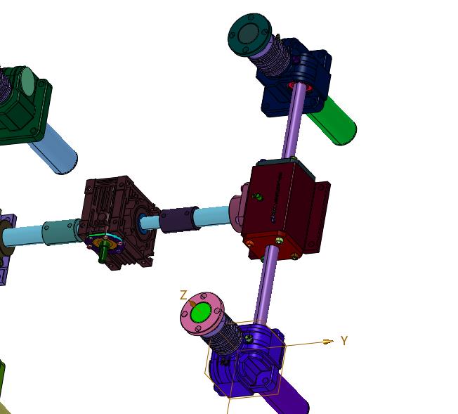 同步螺旋梯形丝杆顶升机