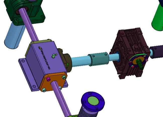 同步螺旋梯形丝杆顶升机