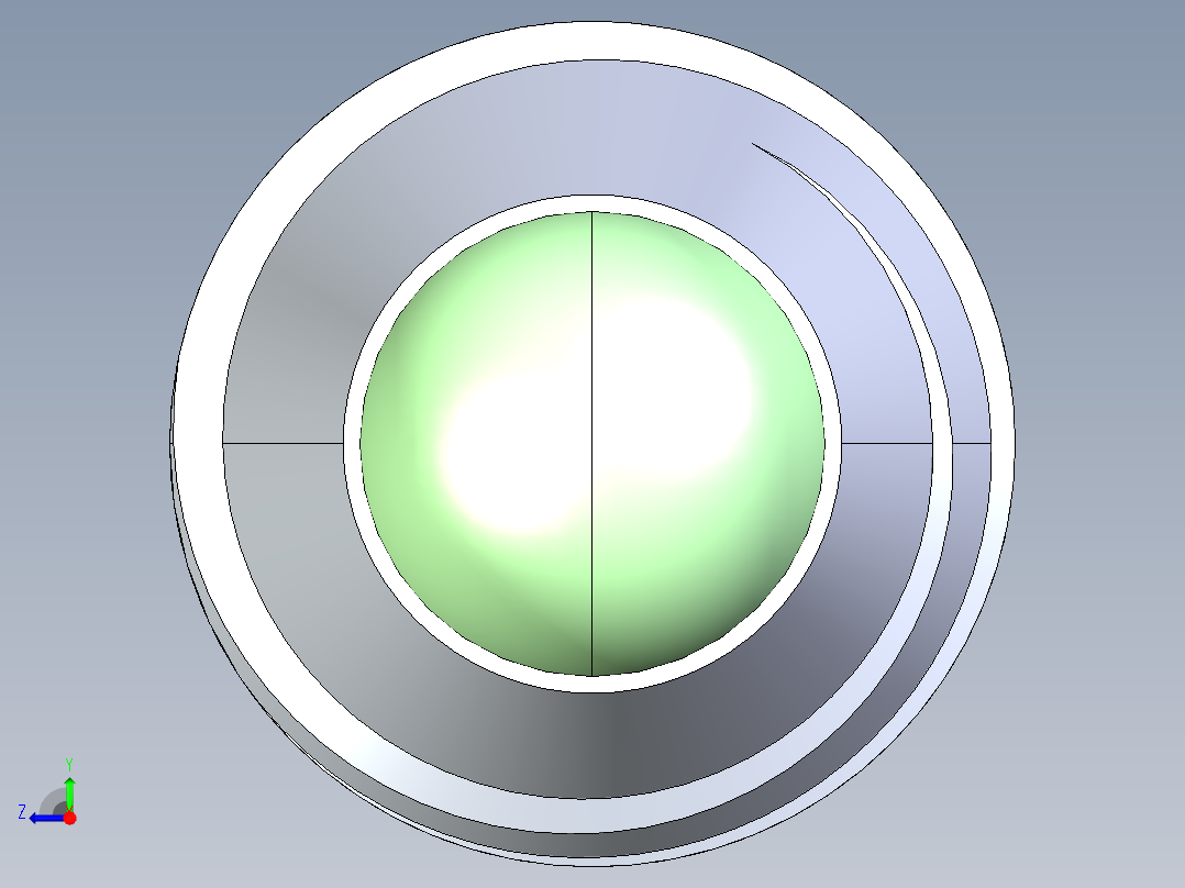 公制球形弹簧柱塞-DME SET SCREW SPRING BALL PLUNGER M5 x 12 .STEP右视图