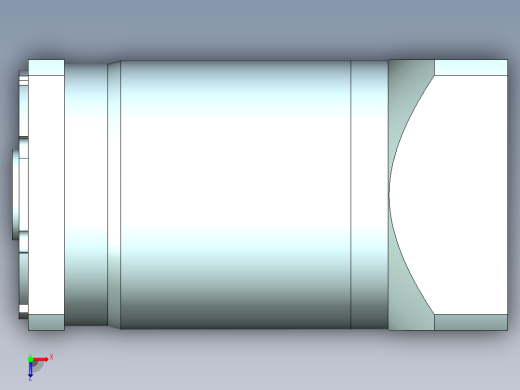 直齿孔PLF120-L3-LC 22-110-145-M8.stp俯视缩略图