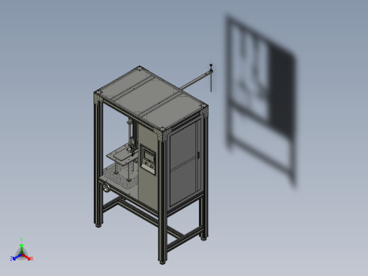 工具箱配件疲劳试验机正等轴测缩略图