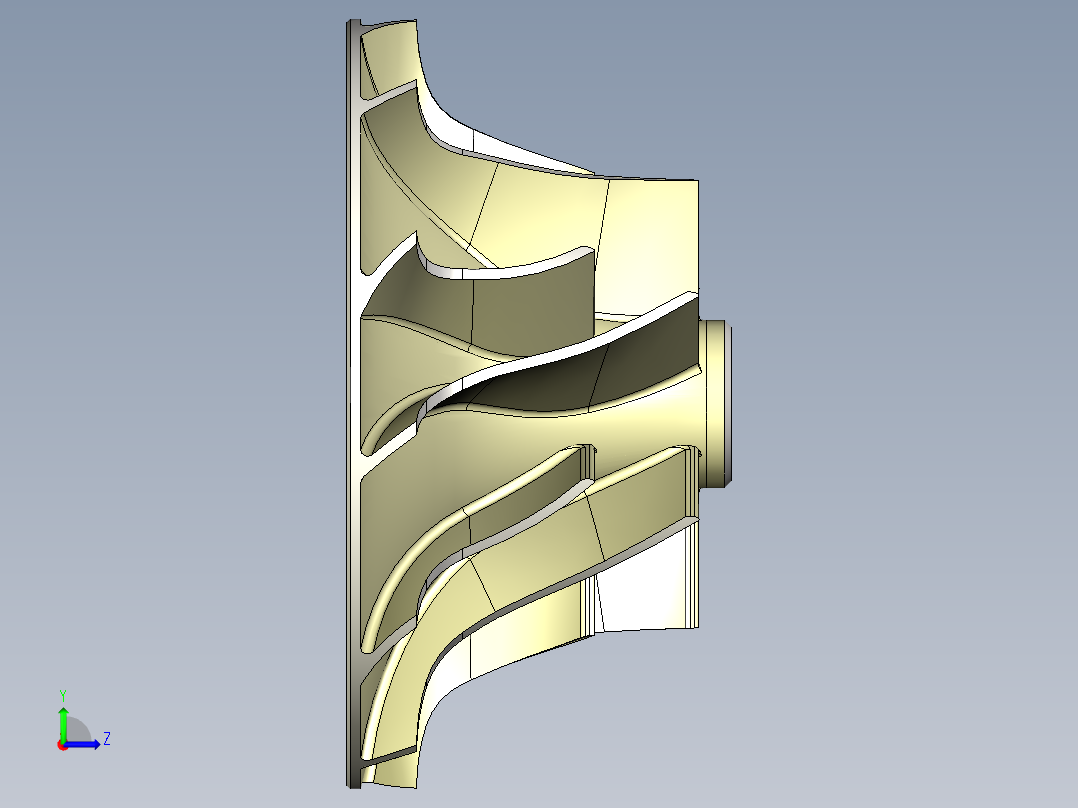 叶轮 (25)左视图