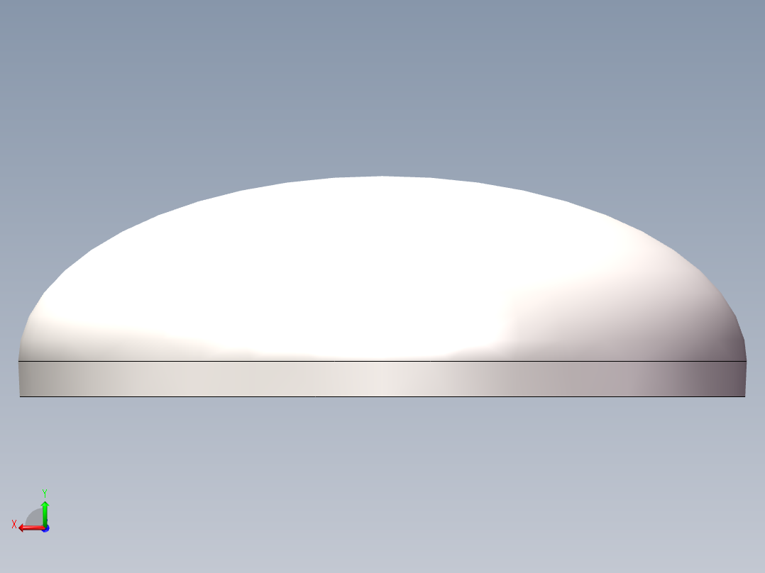 EHA椭圆形封头DN500后视图