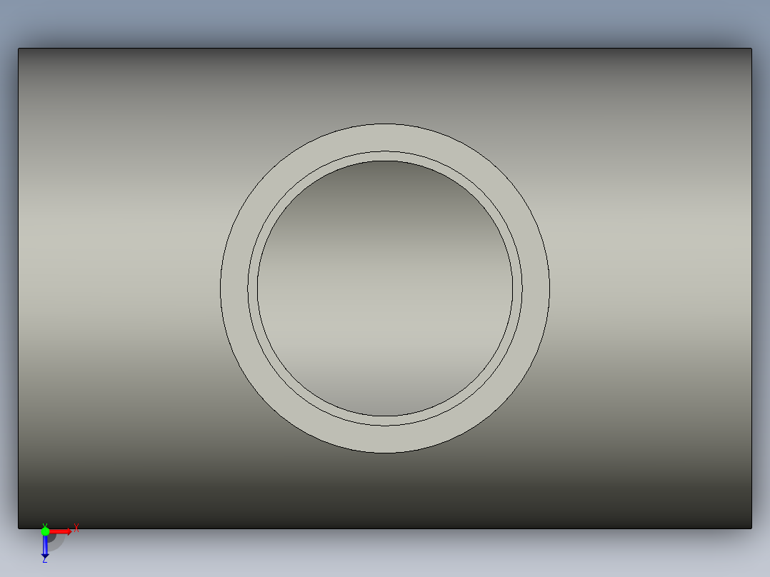 船舶管路系统SeaCor_Molded_ReducingTee_SxSxS_37J101338_3.5in x 2in俯视图