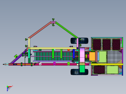 人工采摘半自动装箱机俯视缩略图