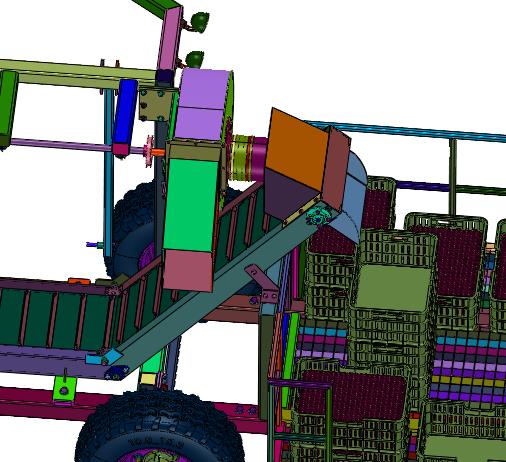 人工采摘半自动装箱机