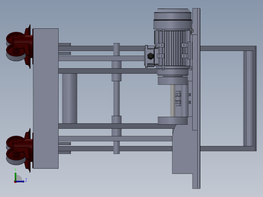 升降车升降平台左视缩略图