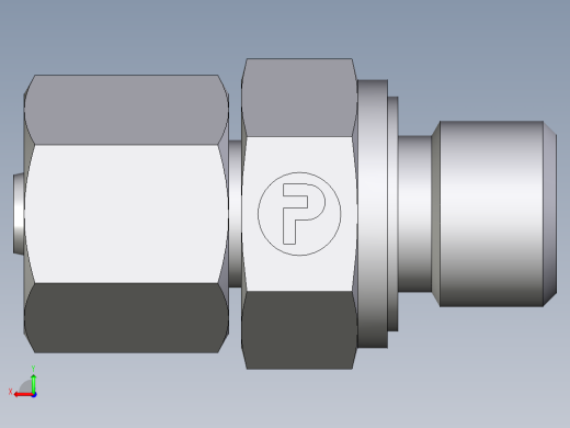 卡套式工业通用硬管接头EO_Swivel_connector_EGE06SREDCF后视缩略图
