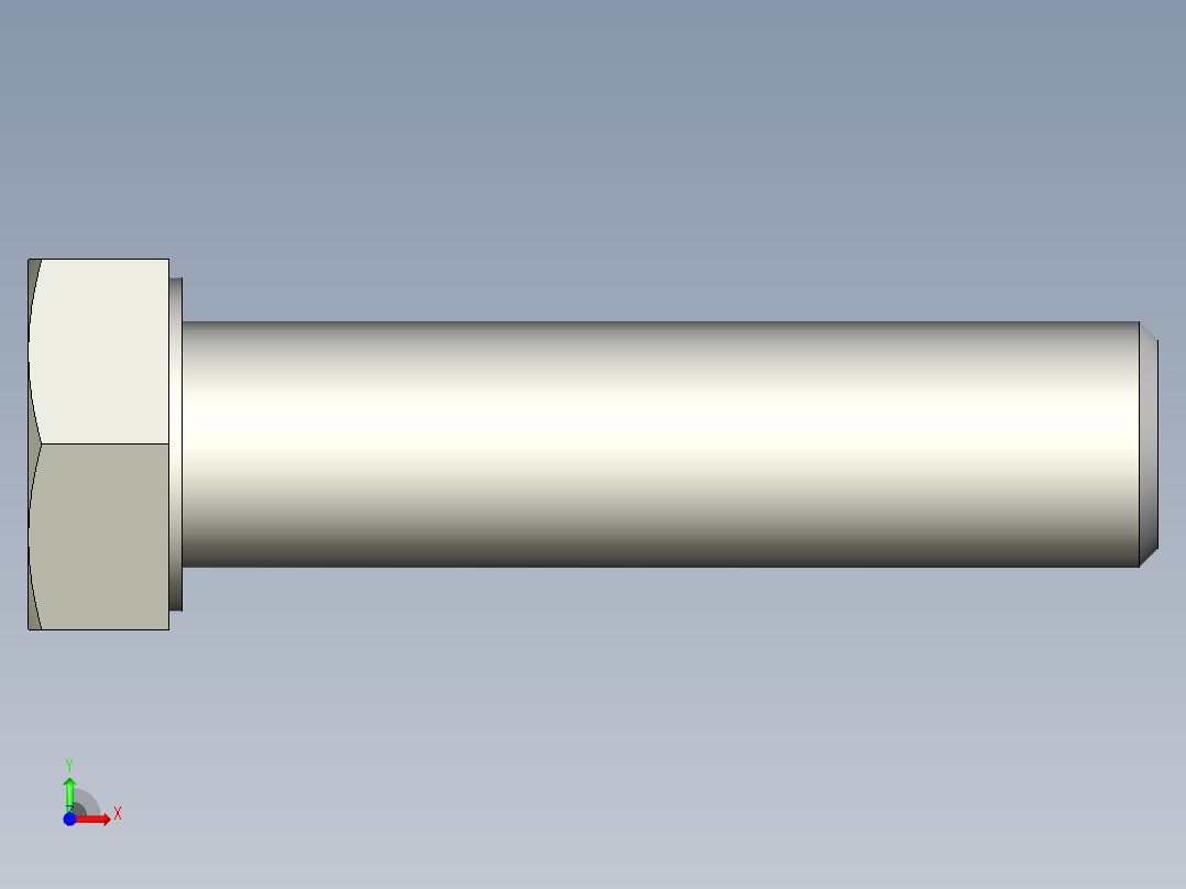 螺钉-DIN_931-M24x3x95_36.stp前视图