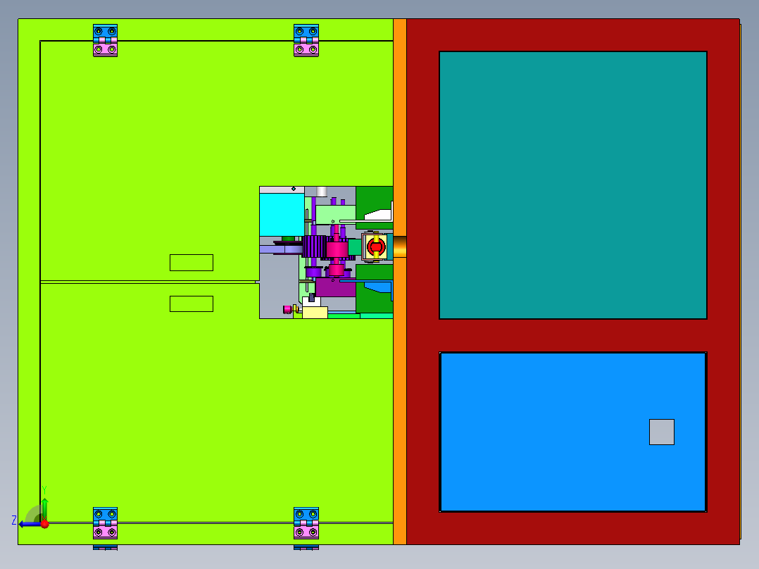 转子精车机右视图