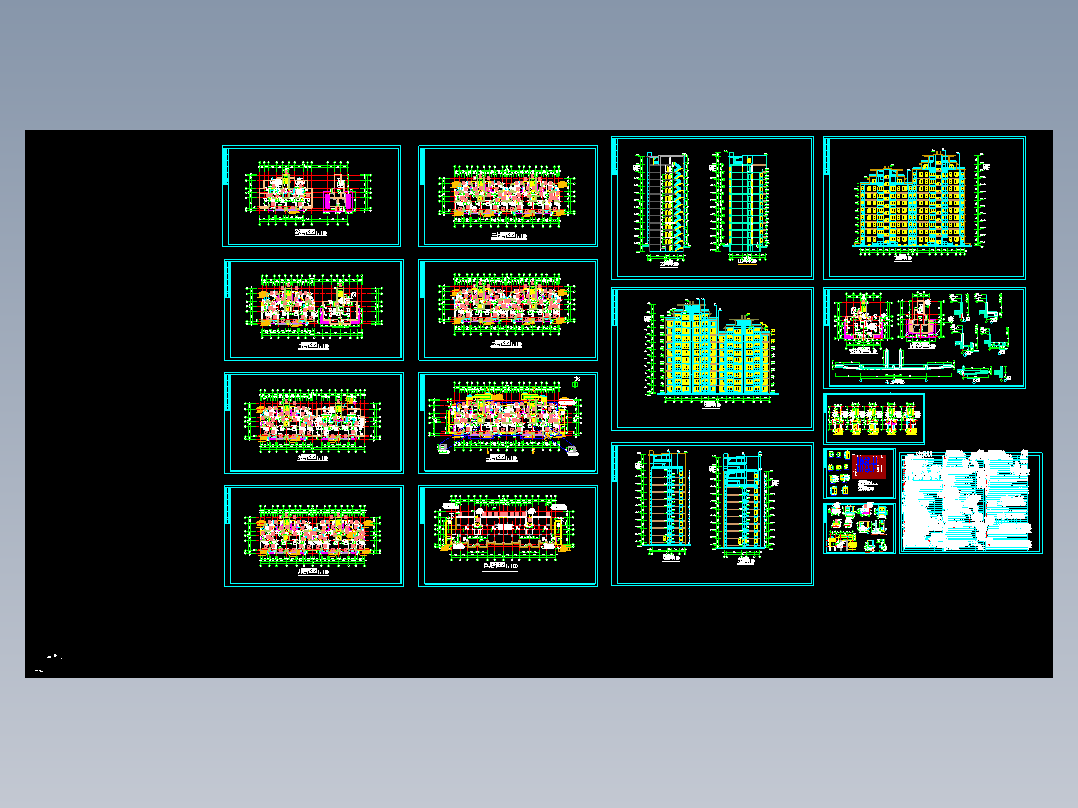 某市花园式高层住宅全套施工图