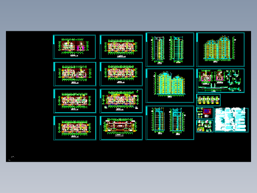 某市花园式高层住宅全套施工图