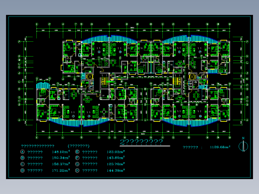 高层住宅户型方案