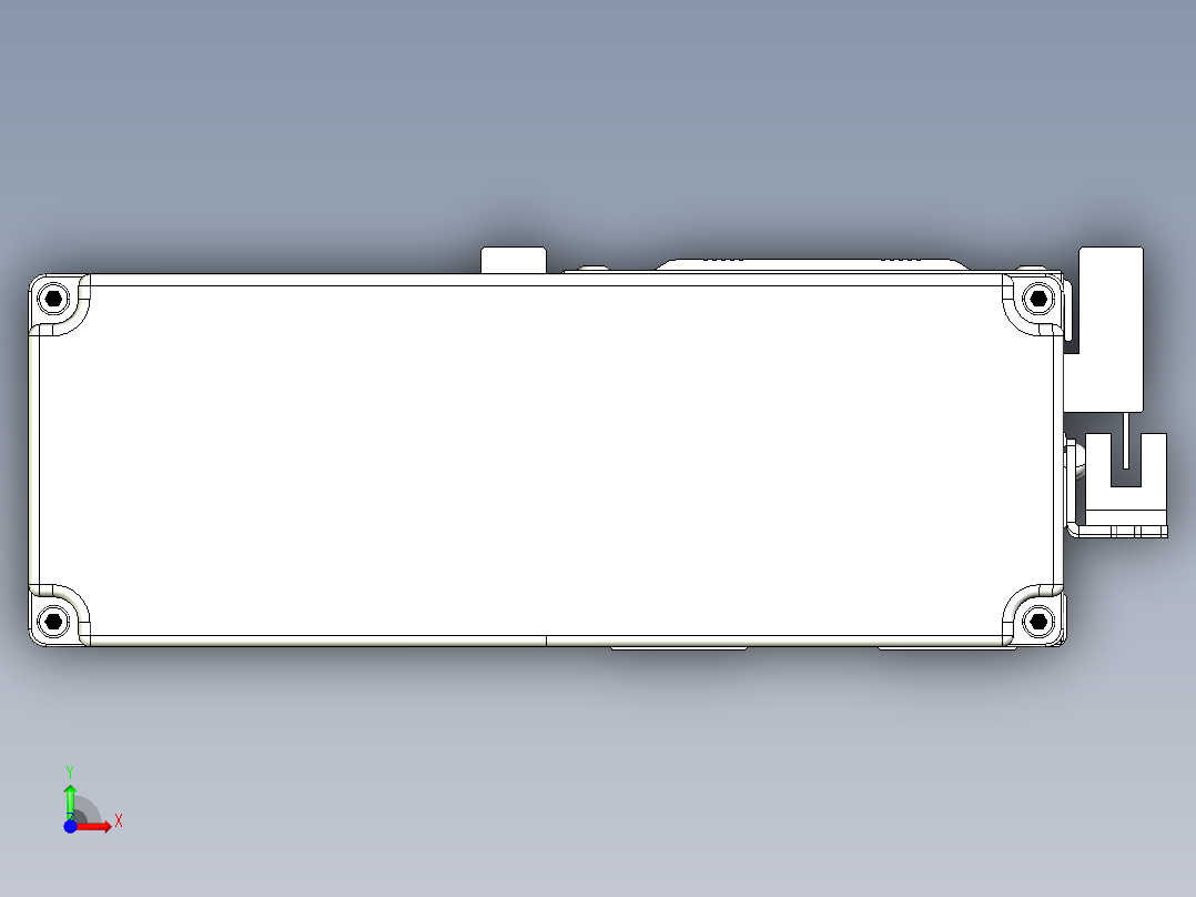 TPA-KNR-86E-1605C-L300A1-MR-HC40-N3线性模块铝制底座前视图