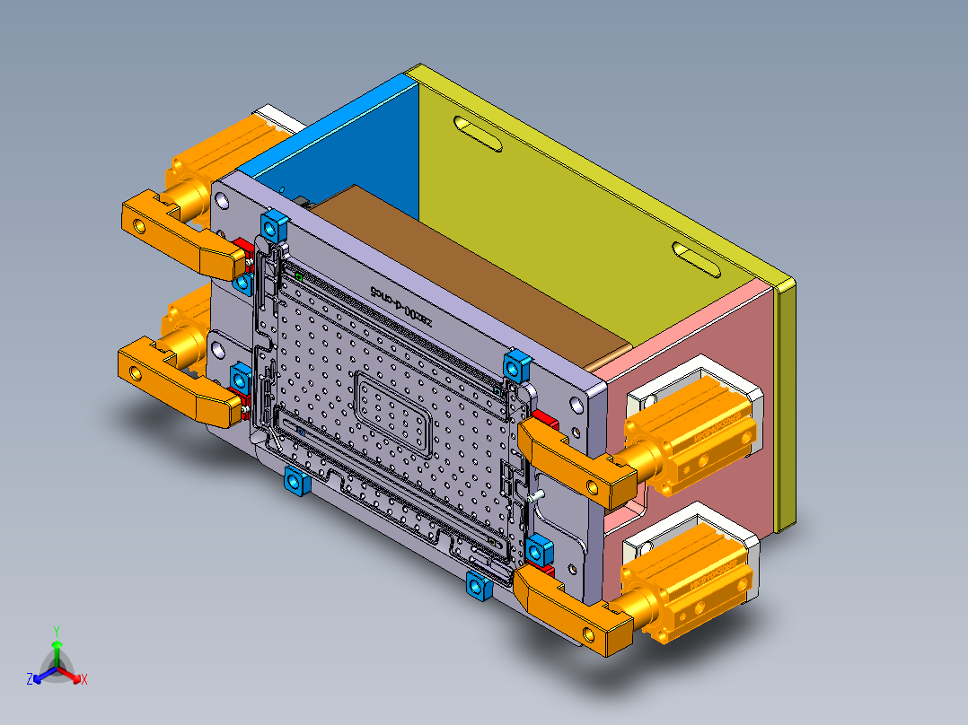 ZAZ00-D-笔记本CNC工装夹具三维模型CNC5-1117主视图