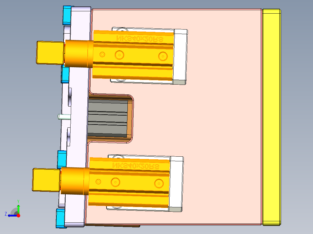 ZAZ00-D-笔记本CNC工装夹具三维模型CNC5-1117右视图