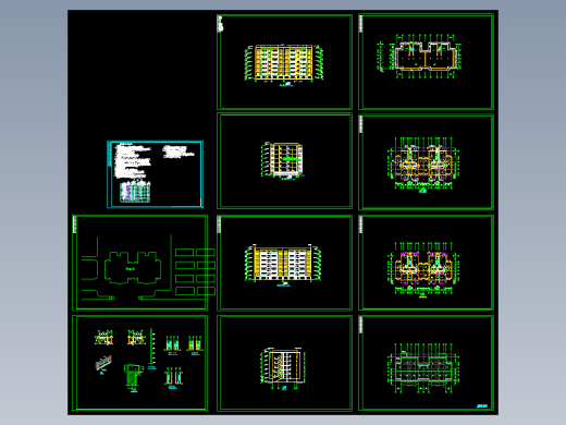 7层住宅楼建筑施工图