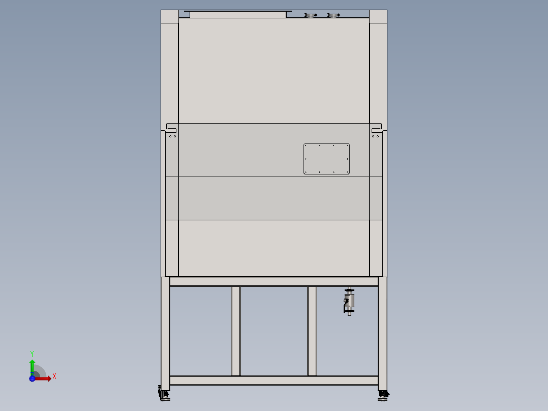 二级A2生物安全柜sw18可编辑前视图