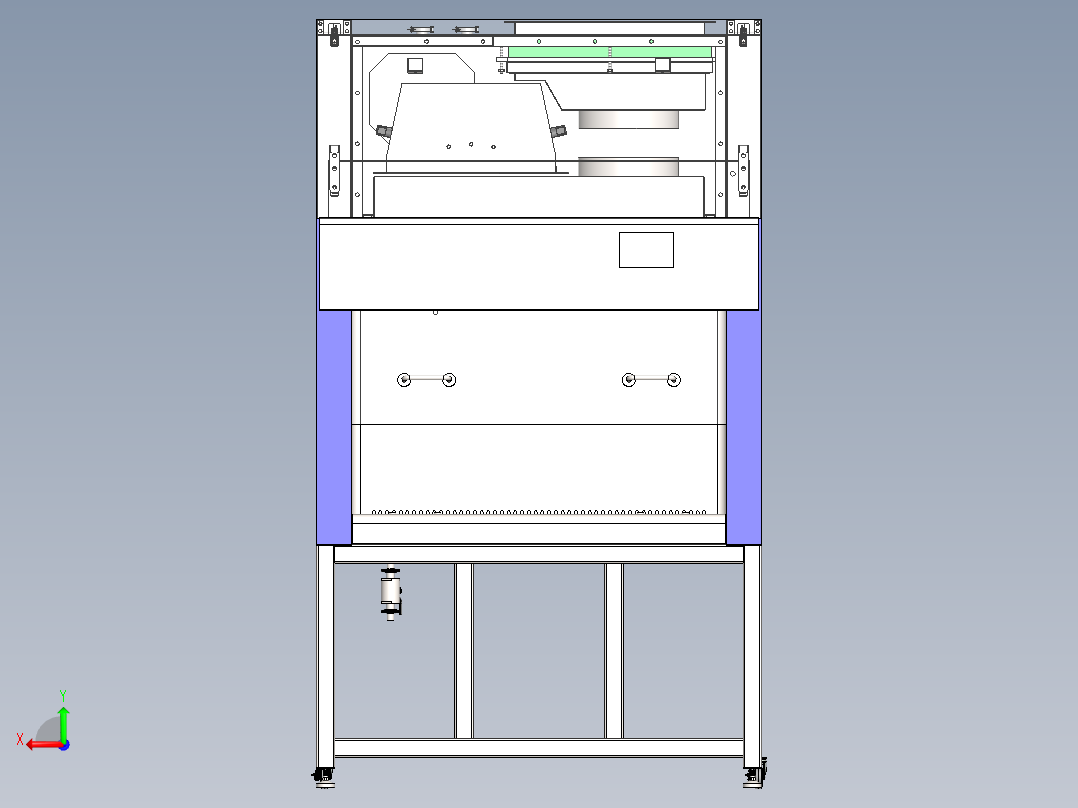 二级A2生物安全柜sw18可编辑后视图