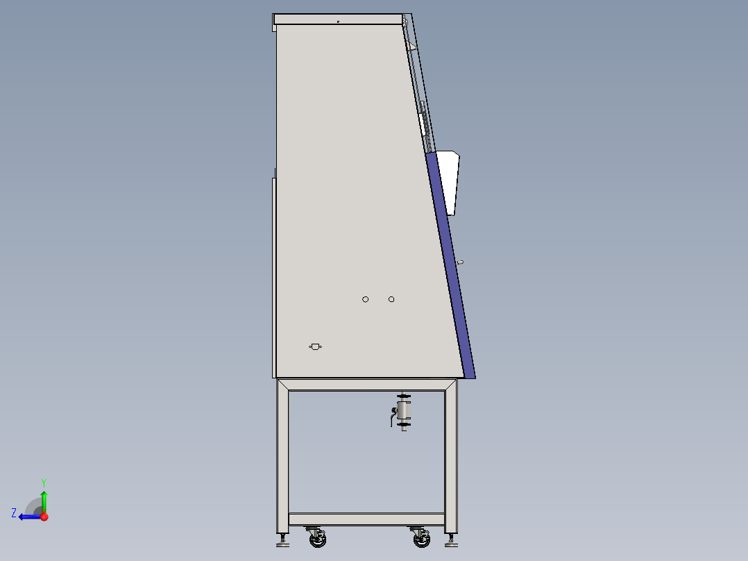 二级A2生物安全柜sw18可编辑右视图