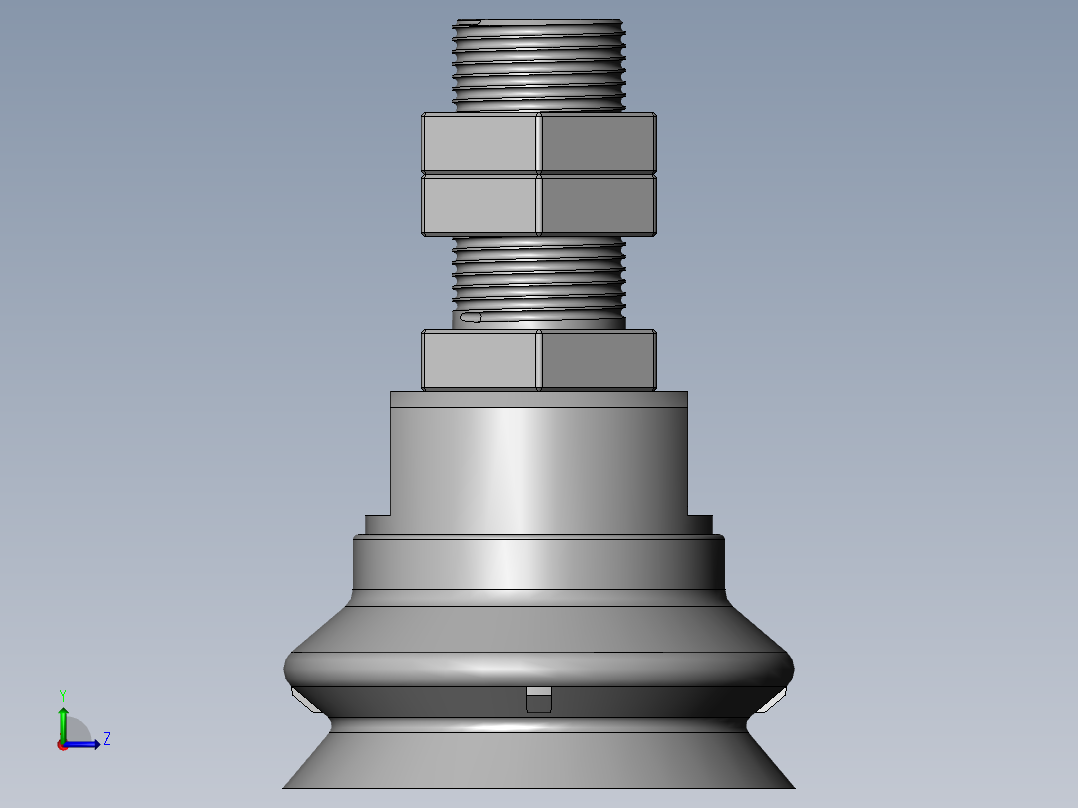 重载型风琴吸盘 ZPT系列 6款左视图
