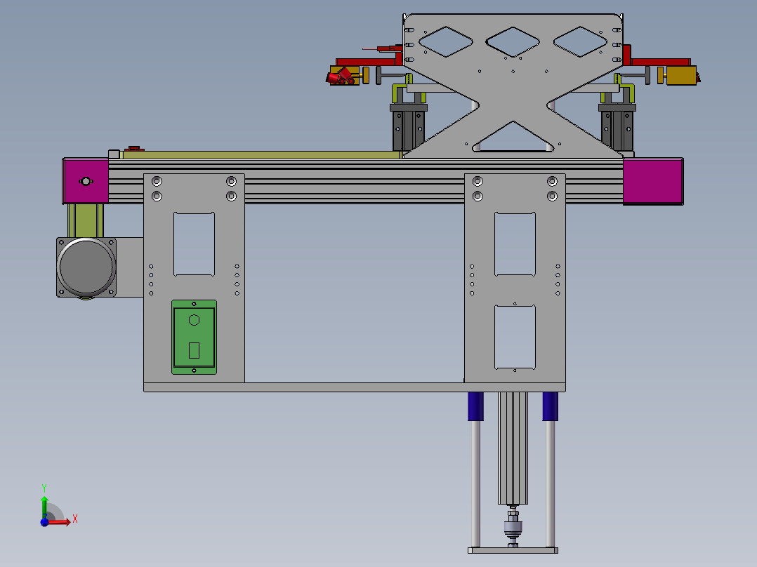 T700 电路板自动分板机前视图