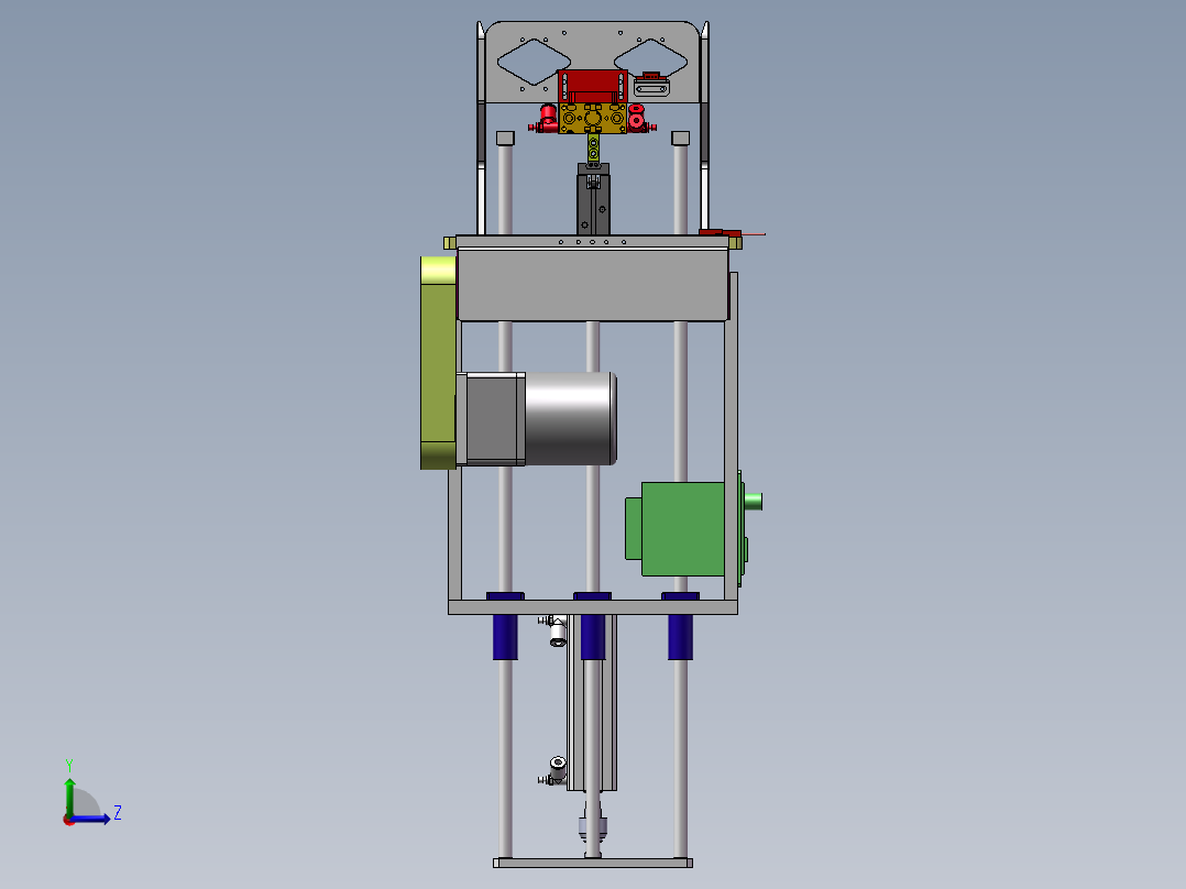 T700 电路板自动分板机左视图