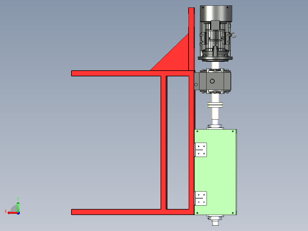 B3003828-碎纸机后视图