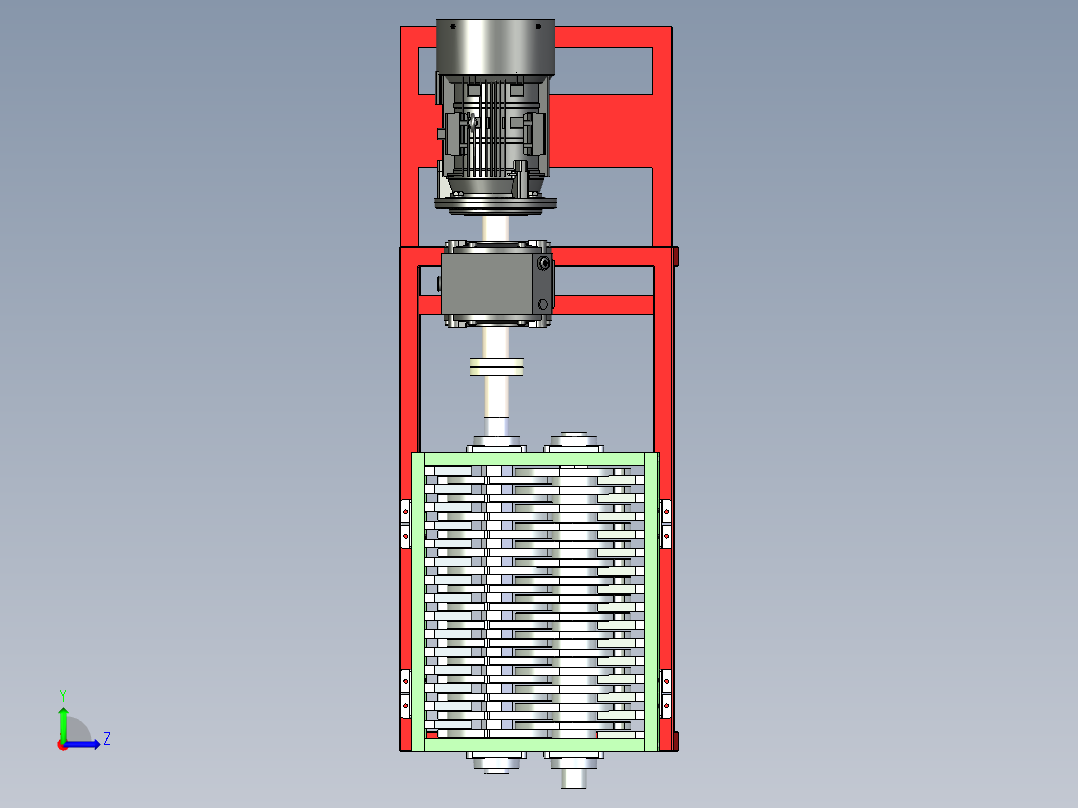 B3003828-碎纸机左视图