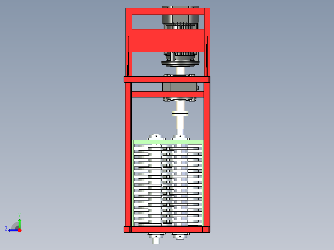 B3003828-碎纸机右视图