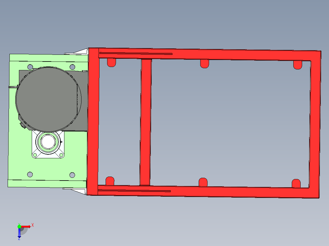 B3003828-碎纸机俯视图
