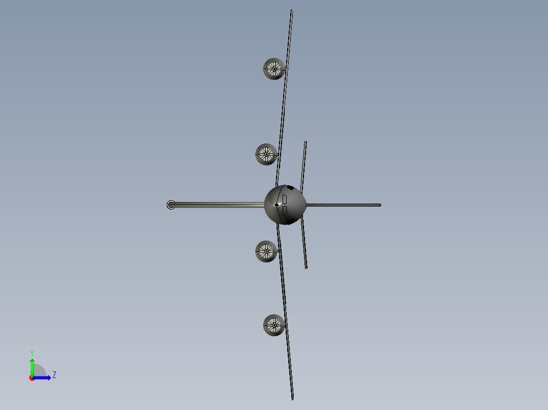 波音KC-135空中加油机左视图