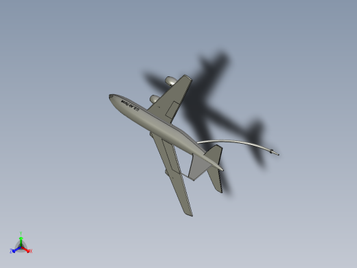 波音KC-135空中加油机正等轴测缩略图