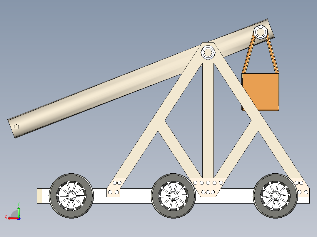 B2004716-投石机后视图