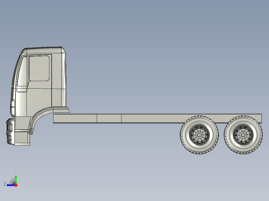 6x6-MercedesActross6x6Truck右视图