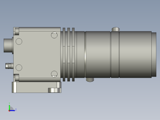 柱体外观相机+镜头-焦距160mm左视缩略图