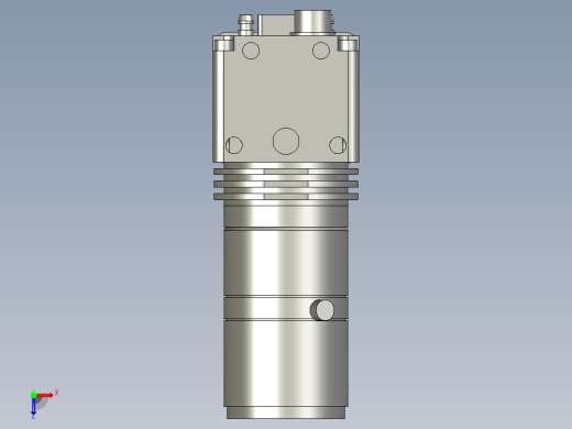 柱体外观相机+镜头-焦距160mm俯视缩略图