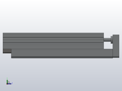 气动滑台HMXQ6系列[HMXQ6-40AS]左视缩略图
