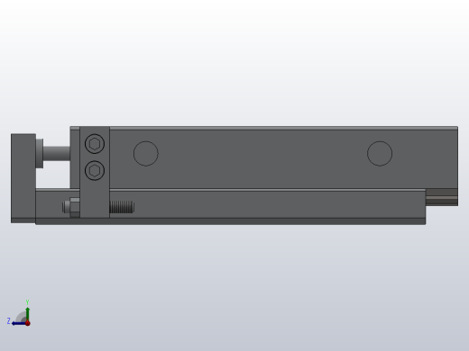 气动滑台HMXQ6系列[HMXQ6-40AS]右视缩略图