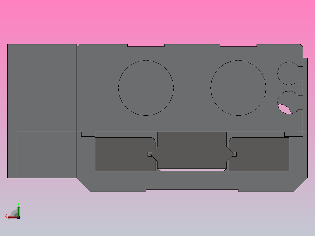 气动滑台HMXS12系列[HMXS12-20AS]后视图