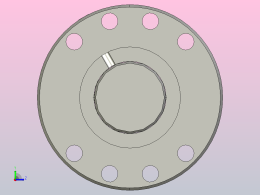 DKFZD4025-5滚珠丝杆3D模型左视缩略图