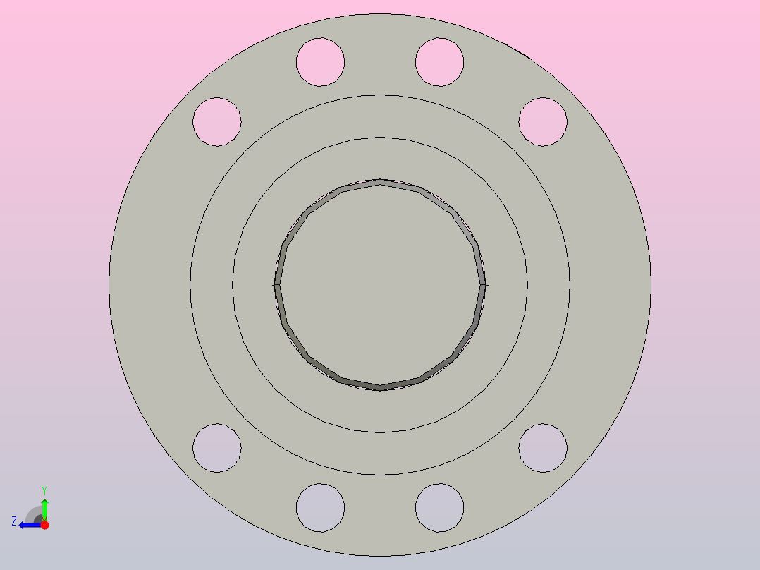 DKFZD4025-5滚珠丝杆3D模型右视图