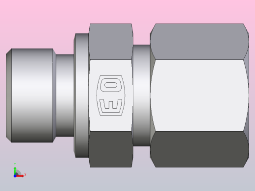 公螺柱连接器GE10SRCF(1)前视缩略图