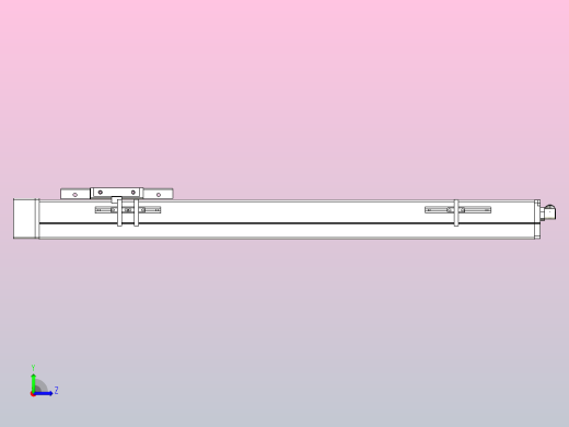MCH10无尘螺杆滑台[MCH10-L#-500-BR-P10-C3]左视缩略图