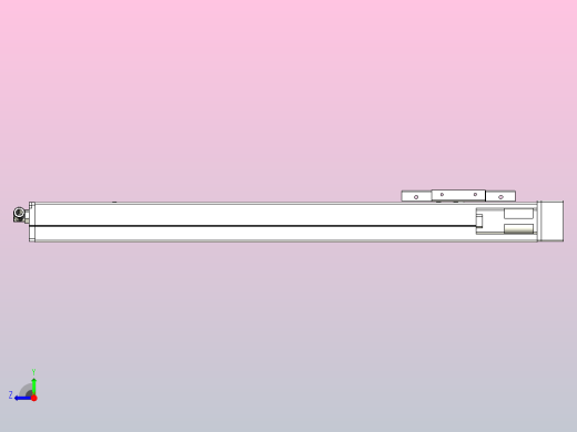 MCH10无尘螺杆滑台[MCH10-L#-500-BR-P10-C3]右视缩略图