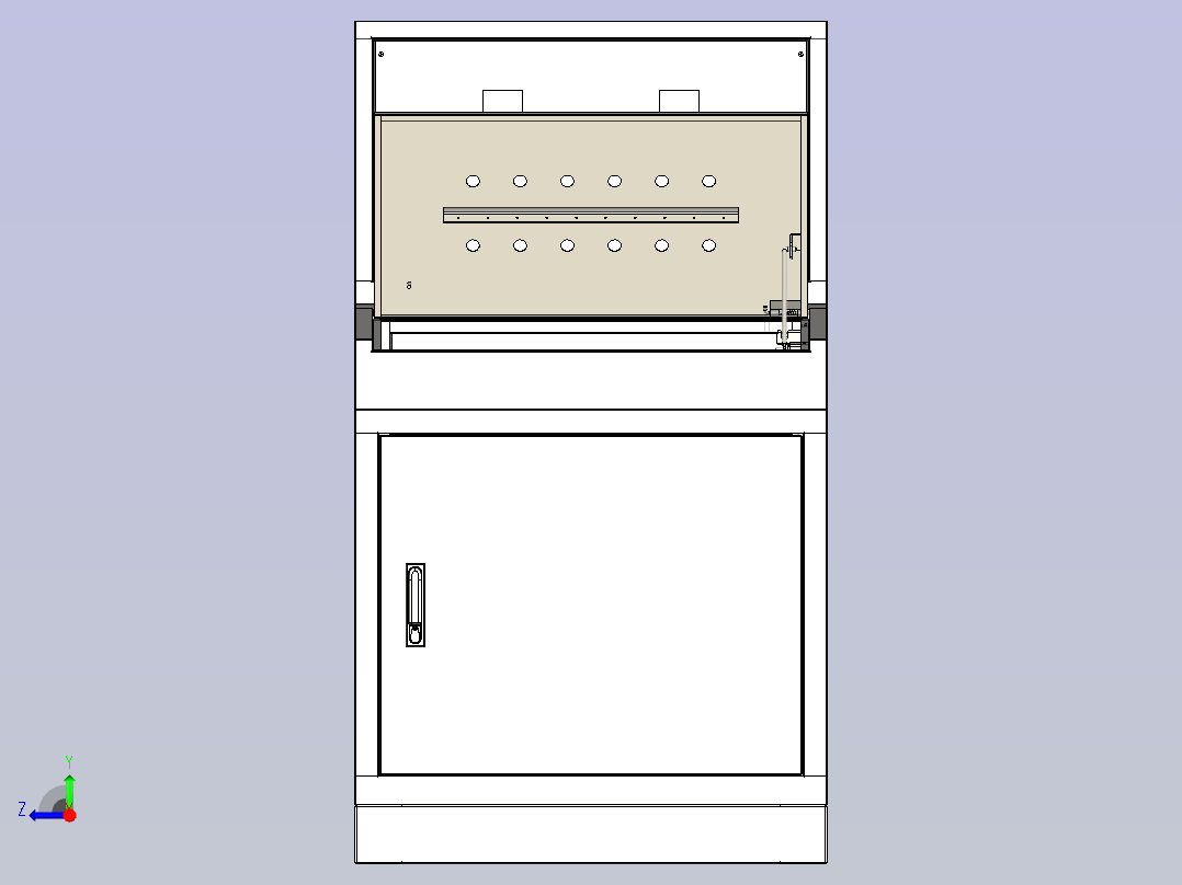 800琴式操作台右视图