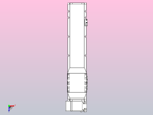 机器人皮带驱动直线轴TPA-GCB-150-P80-L450-LP-M75-N3俯视缩略图