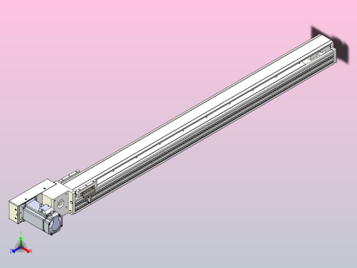 皮带直线轴半封闭可选导轨TPA-HNB-85S-90-L950-ML-C-P20-N3